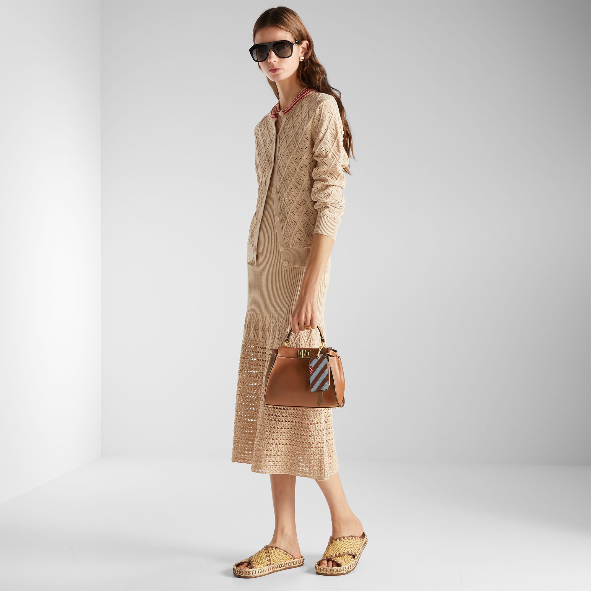 Peekaboo Mini - Brown | FENDI US
