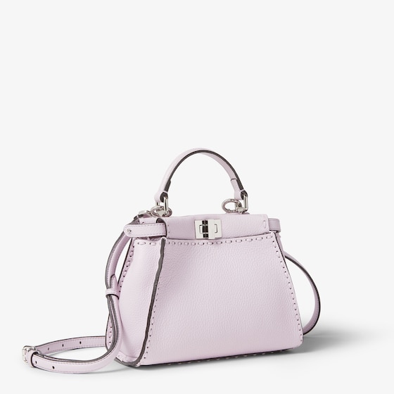 Fendi Small, iconic Peekaboo bag made with 220 hand-sewn, macro | Thumbnail 3