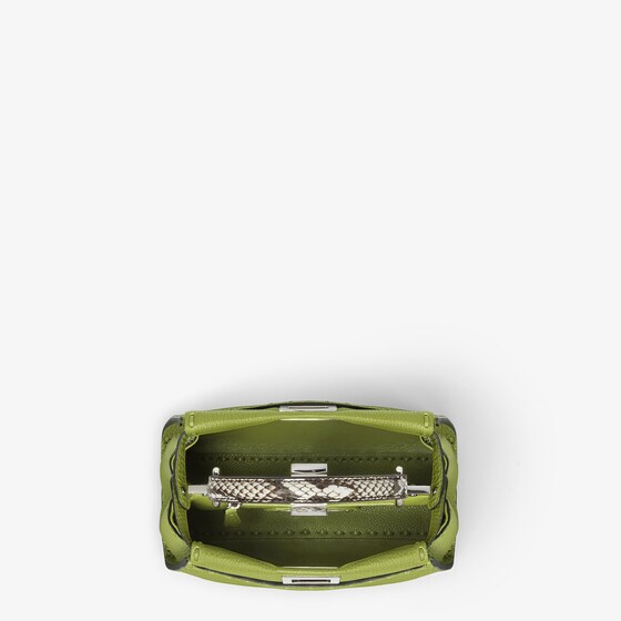 Fendi Small, iconic Peekaboo bag made with 220 hand-sewn, macro | Thumbnail 4