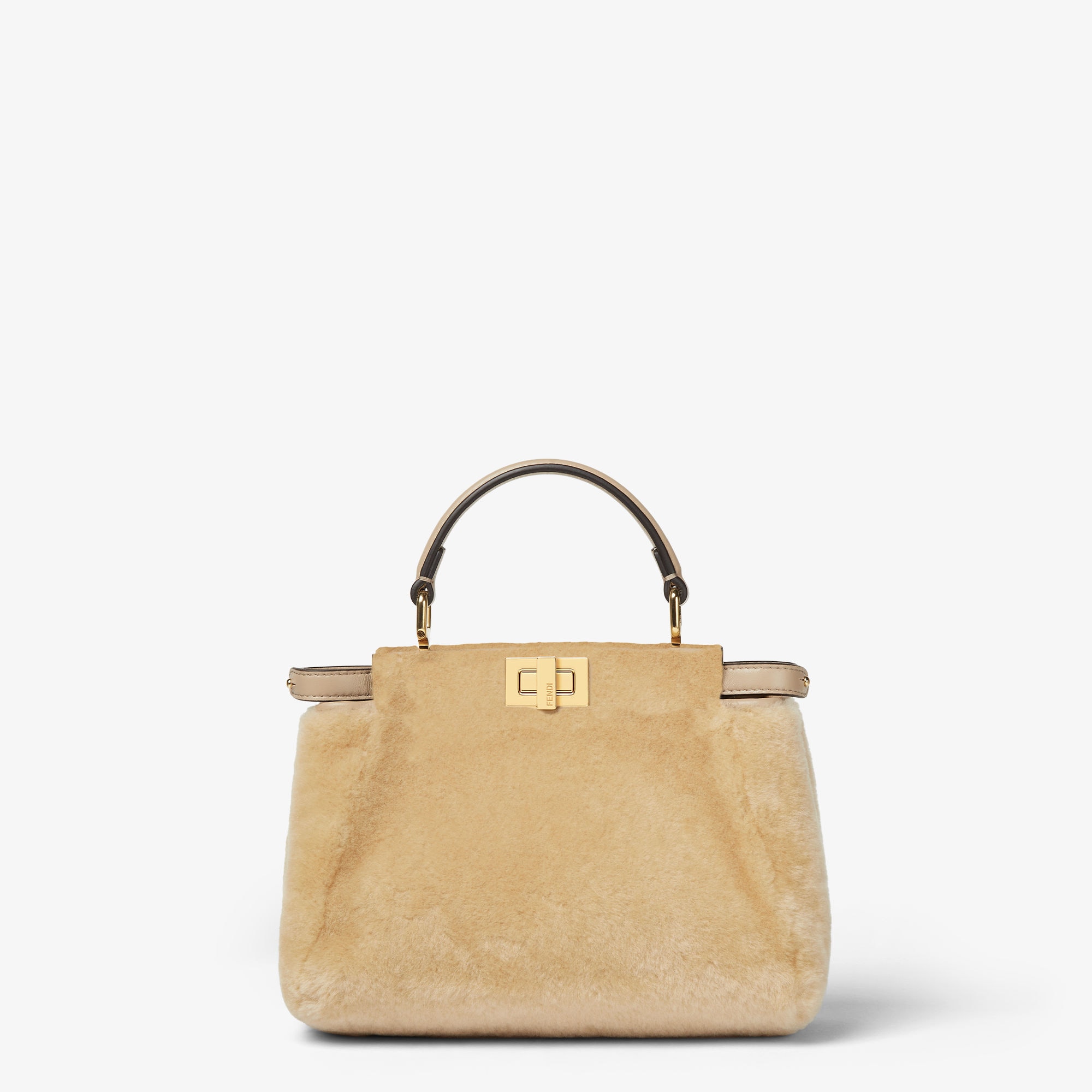 Peekaboo Mini Fur Beige | Fendi