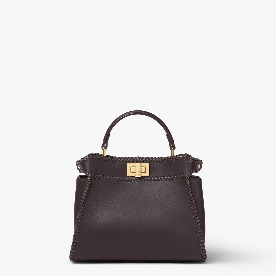 Peekaboo Mini Leather Brown Fendi