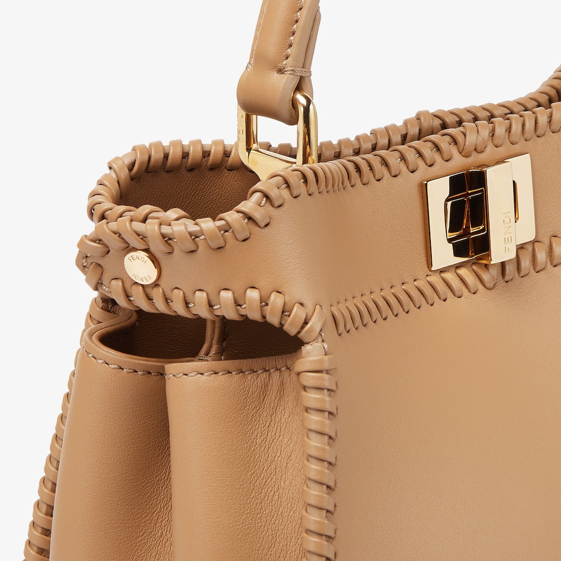 Peekaboo Mini Leather Beige - Image 6/7
