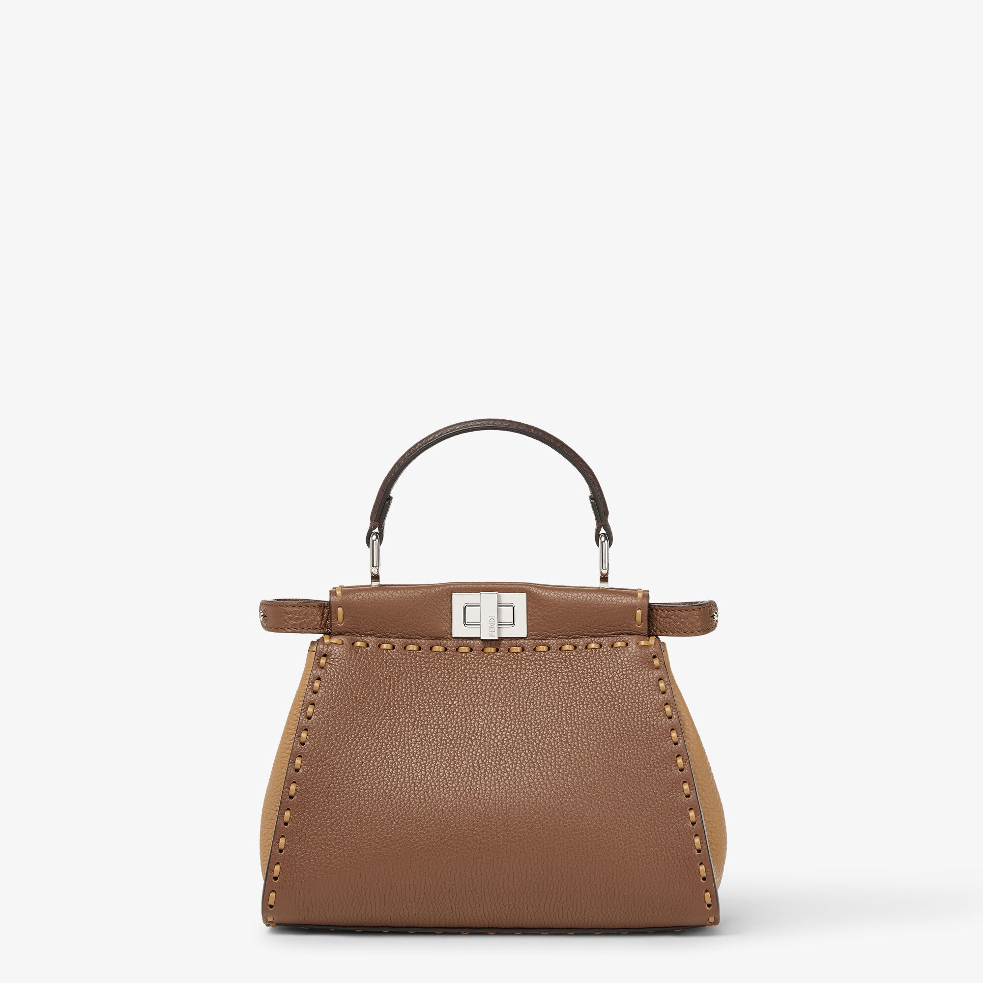 ピーカブー ミニ カーフレザー ブラウン | Fendi