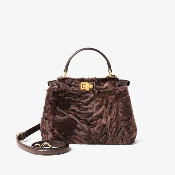 Fendi Peekaboo Mini In Brown