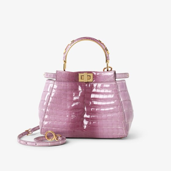 Fendi Peekaboo Mini In Purple