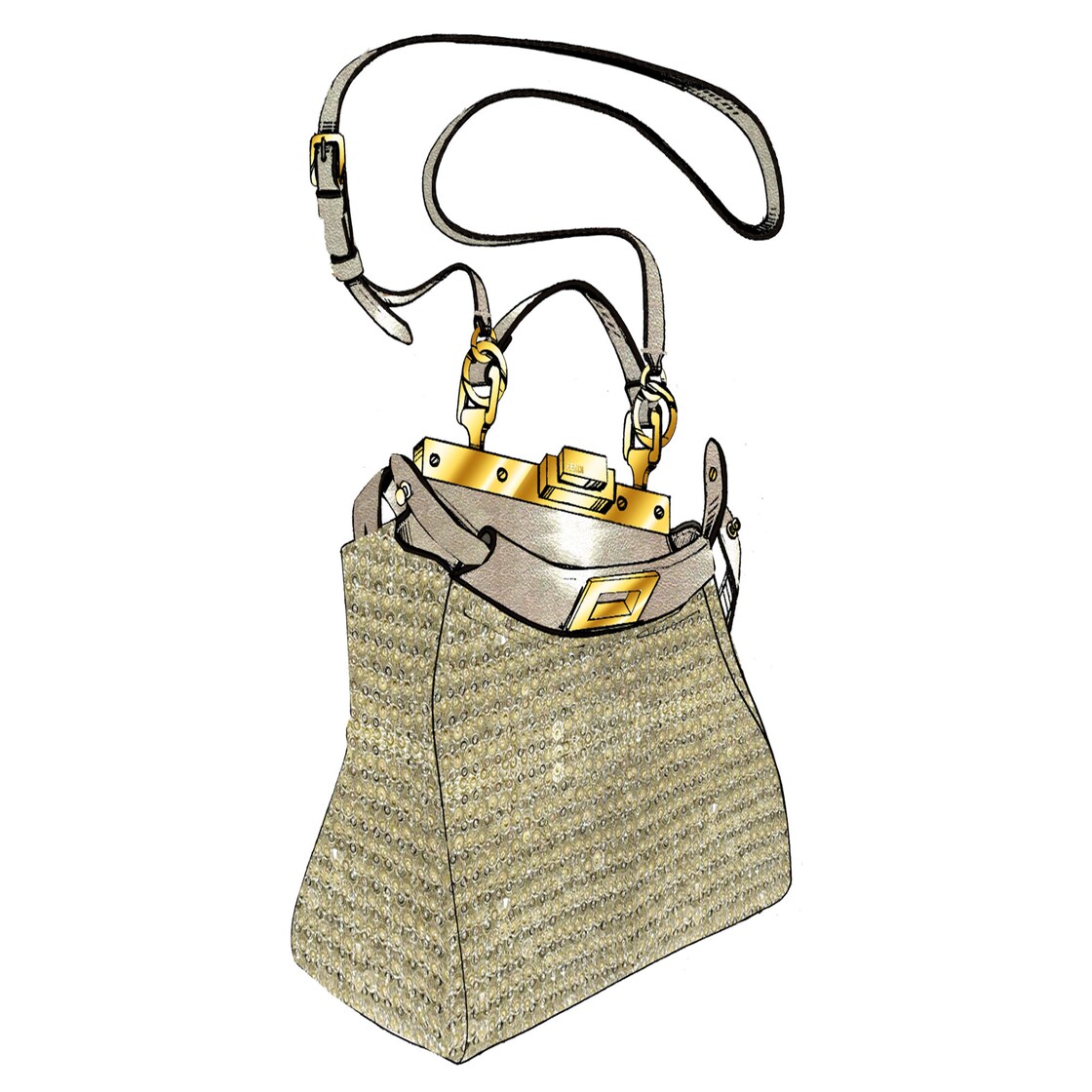 حقيبة Peekaboo ميني