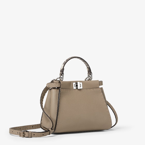 Fendi Small iconic Peekaboo bag made with 1048 hand-sewn | Thumbnail 2