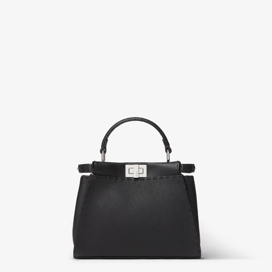 Fendi Small iconic Peekaboo bag made with 1048 hand-sewn