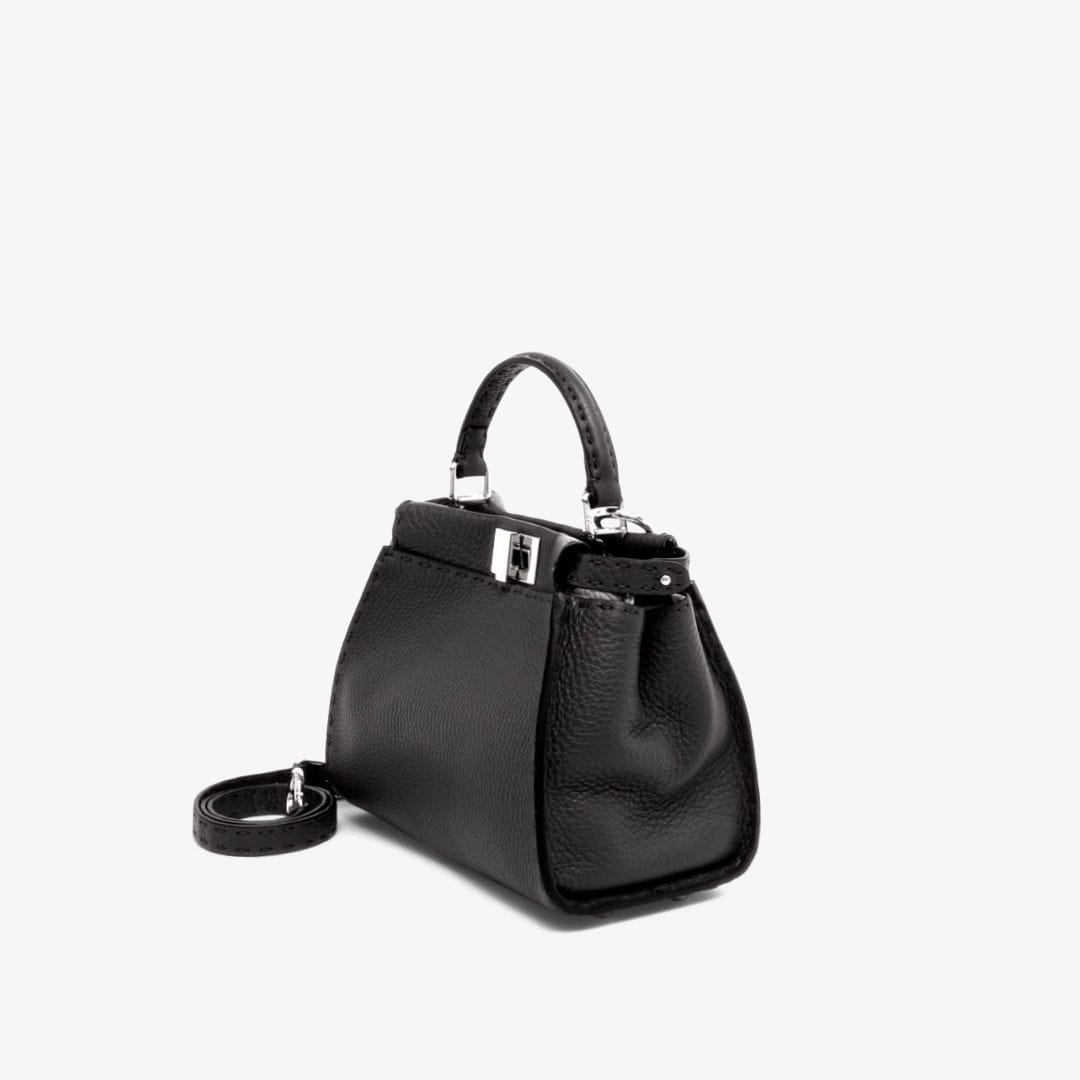 Peekaboo Mini Selleria Black Fendi