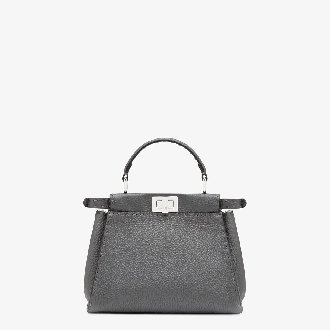 Peekaboo Mini Dark grey Selleria bag Fendi