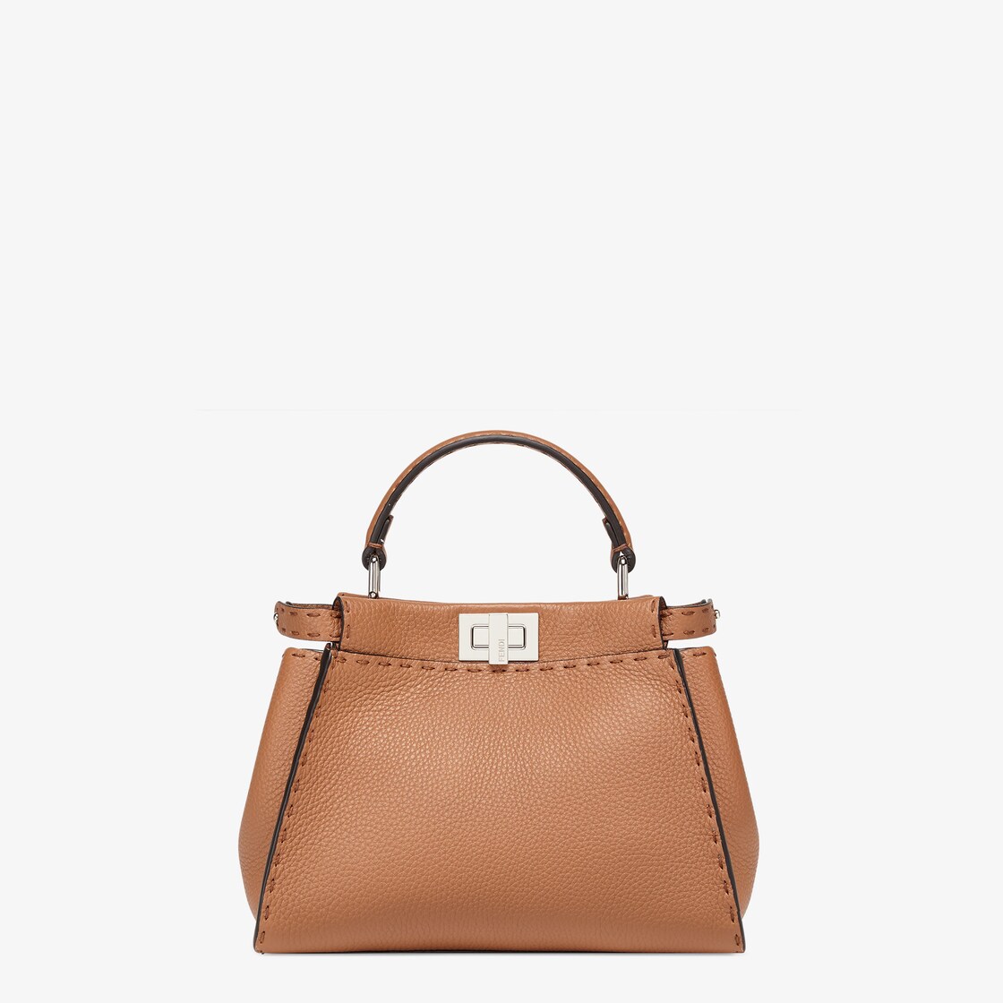 Peekaboo Mini - Brown leather bag