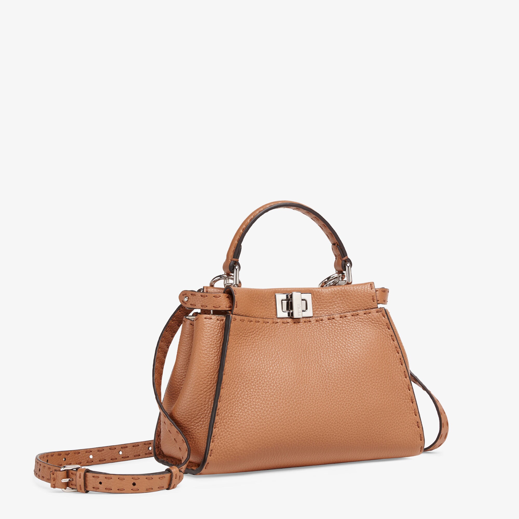 Fendi peekaboo mini brown hotsell