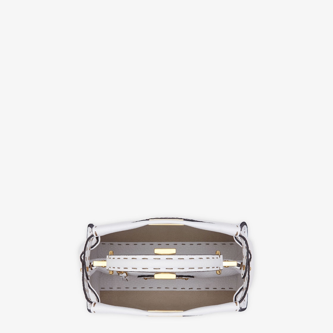 Fendi peekaboo mini clearance white