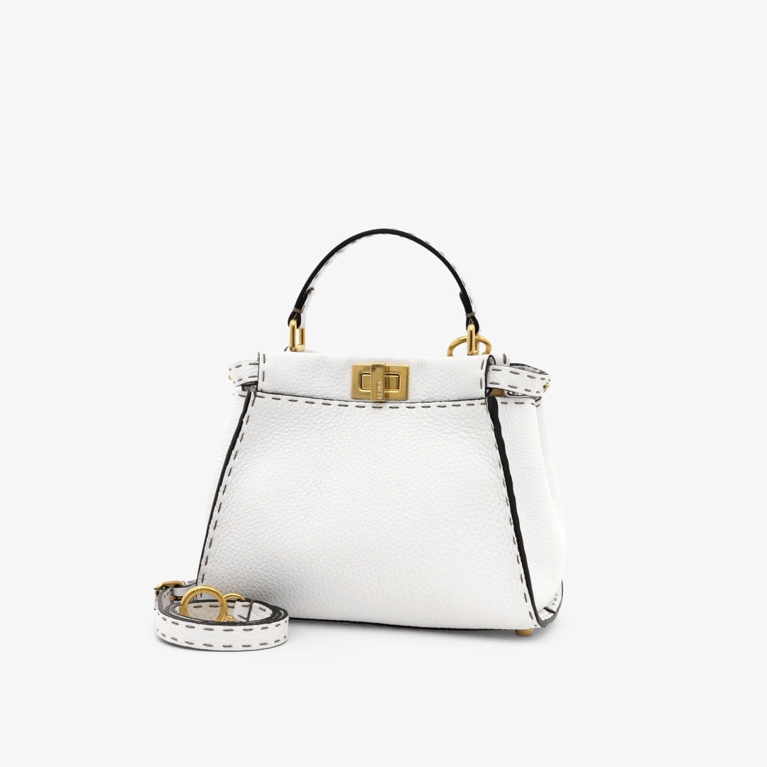 Fendi peekaboo store mini white