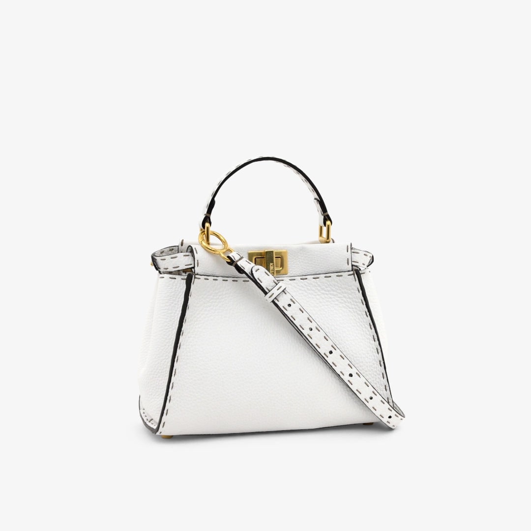 Fendi peekaboo store mini white