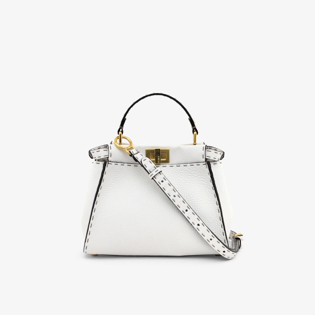 Fendi peekaboo store mini white