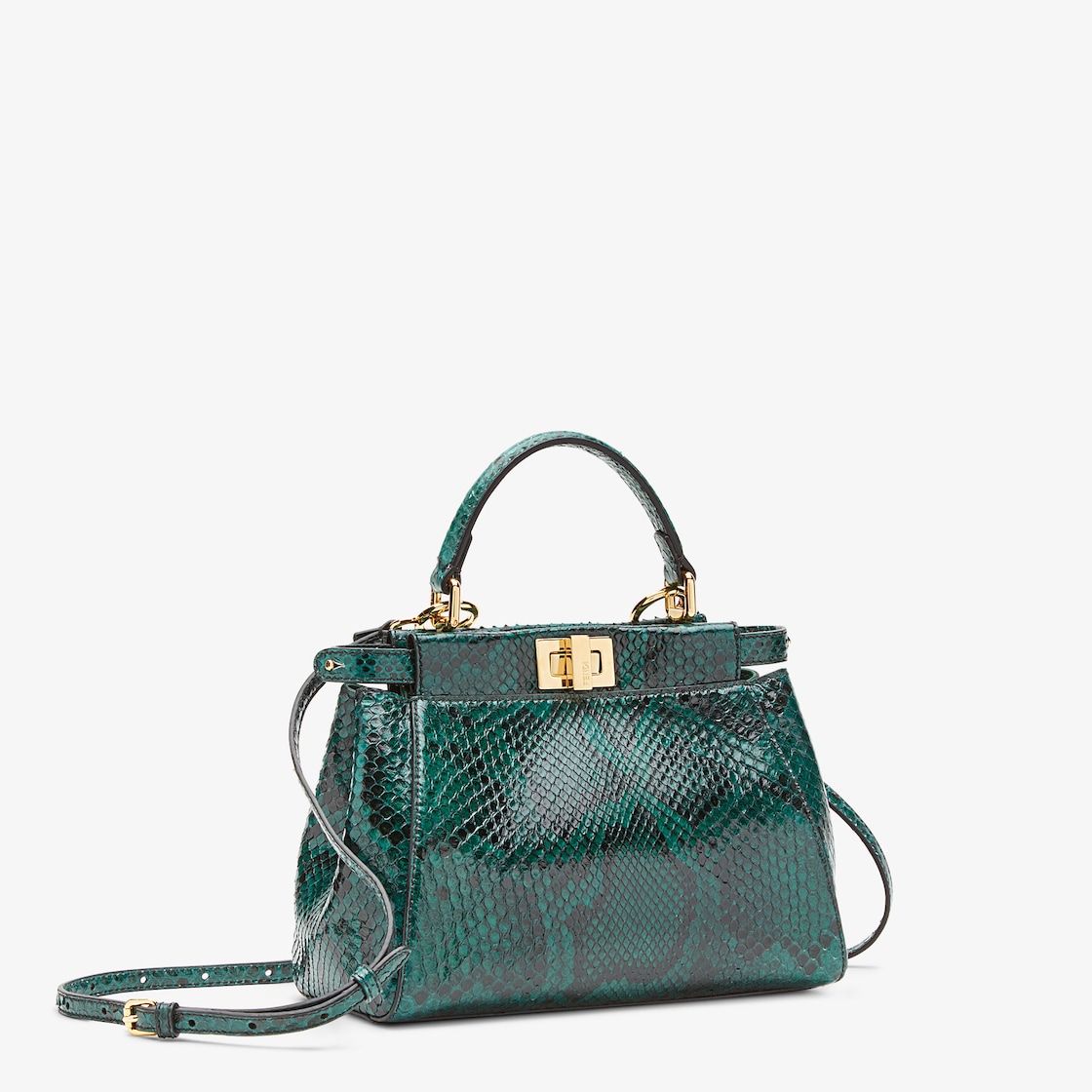 Fendi peekaboo mini discount green