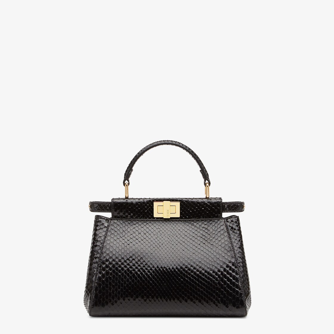 Peekaboo Mini Precious skin Black Fendi