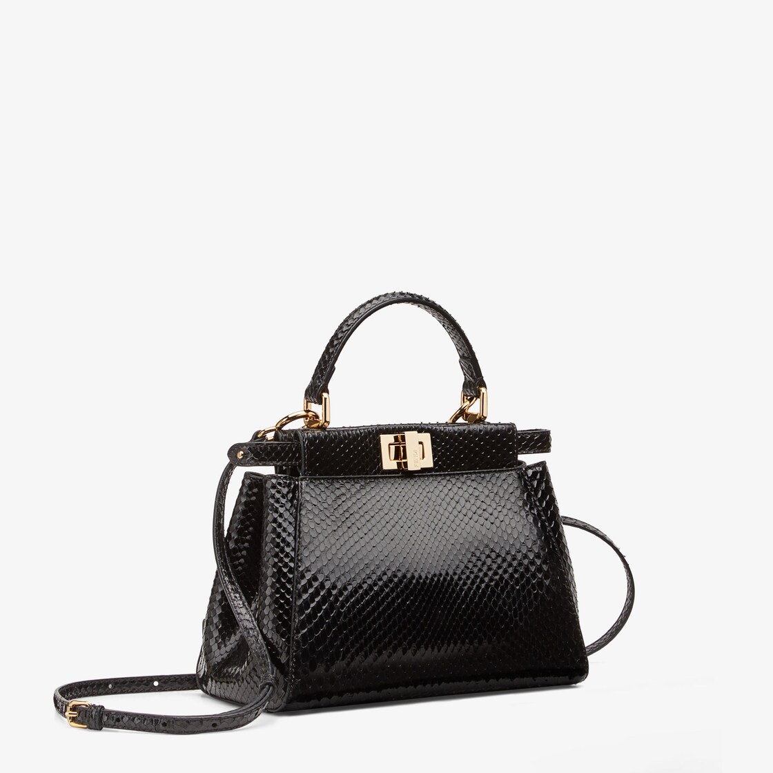 Fendi mini store peekaboo black