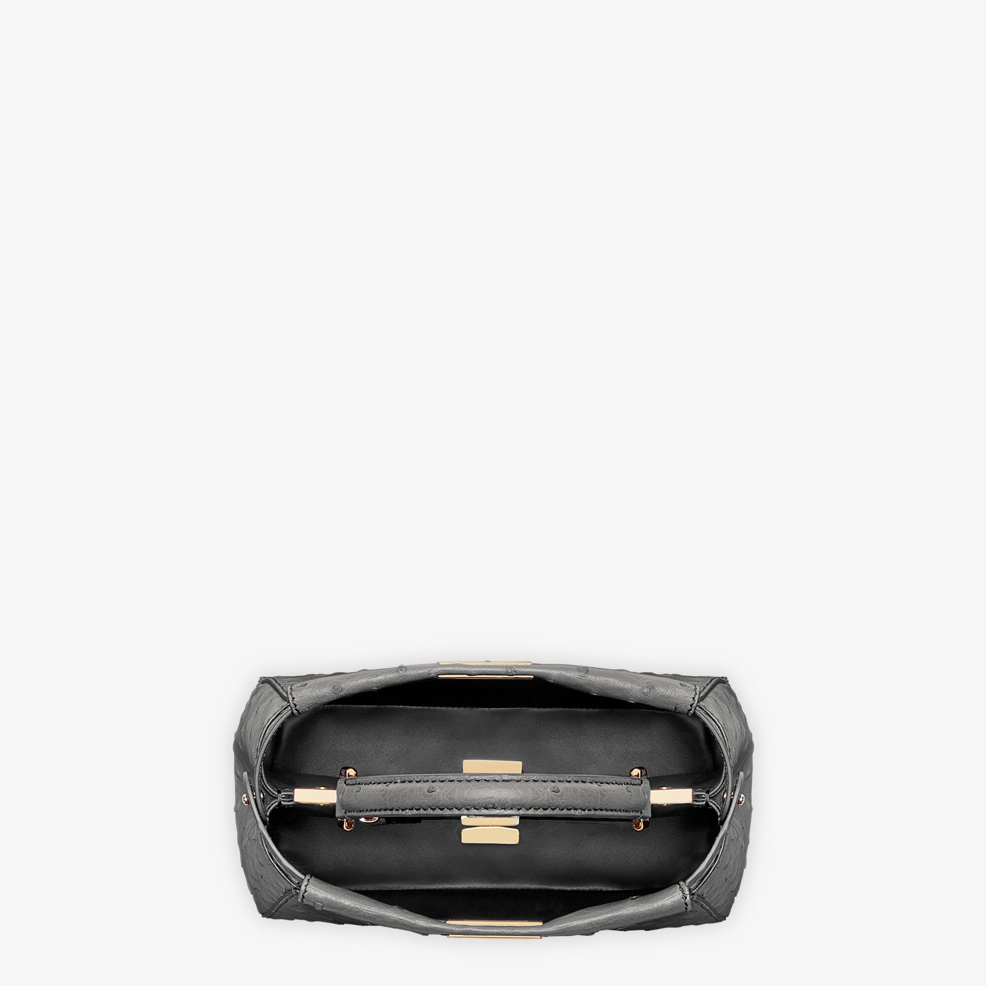 FENDI☆PEEKABOO ICONIC MINI Dove-grey☆ミニバッグ☆送料込 FENDI☆PEEKABOO ICONIC MINI Dove-grey☆ミニバッグ☆送料込