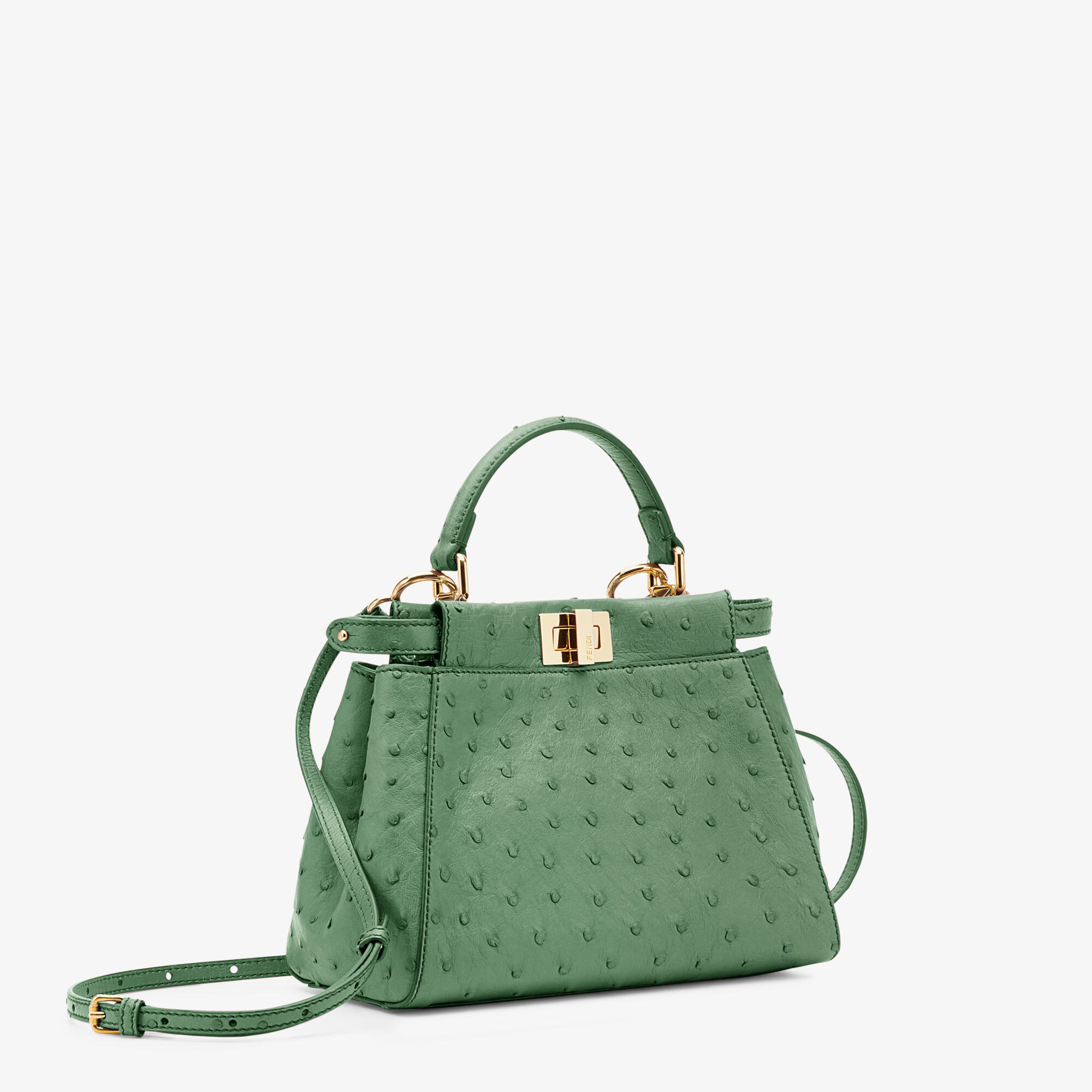 FENDI ミニポーチ FENDI(フェンディ) Zucchini Pattern Tote Bag with Mini Pouch