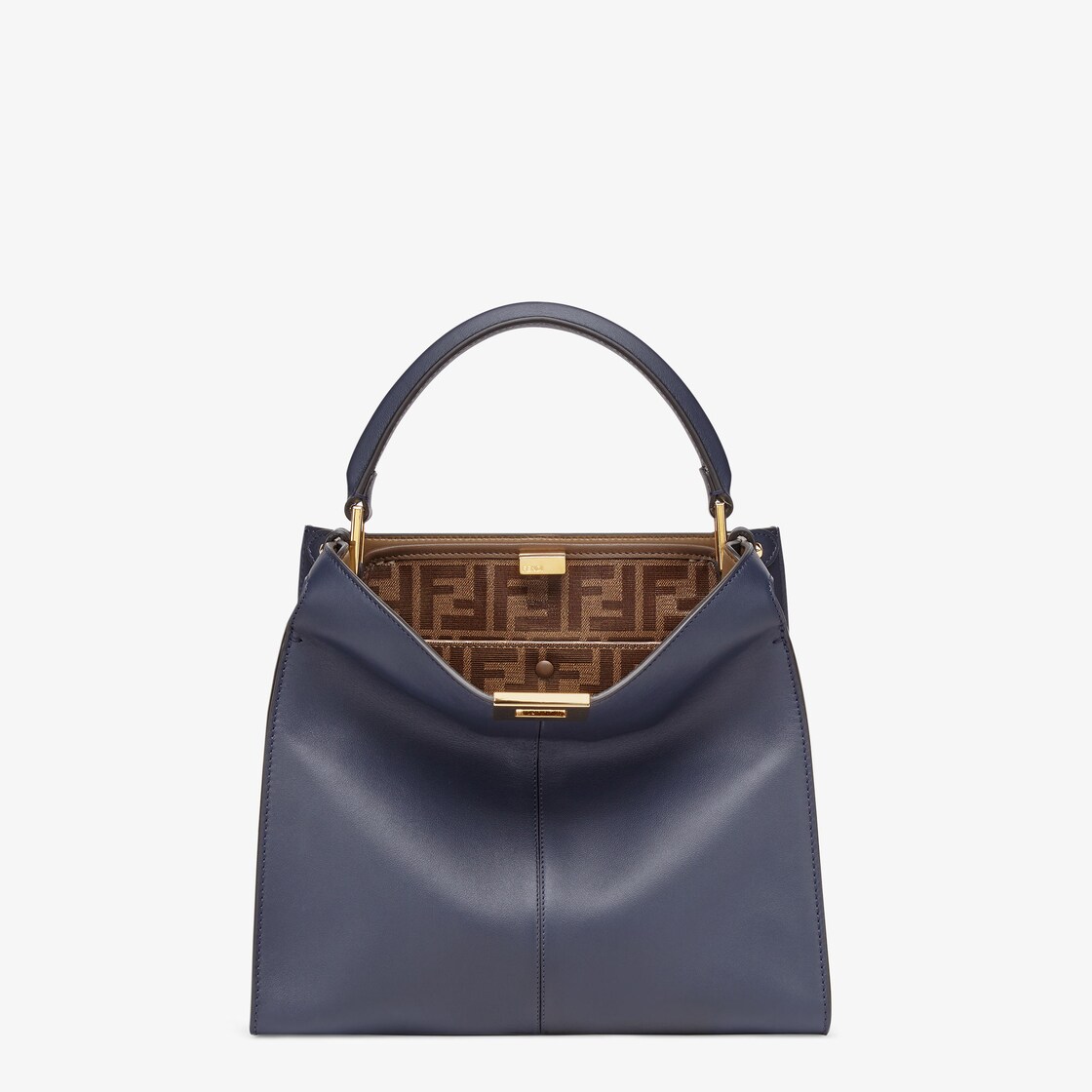 Peekaboo X-Lite Medium - Blue leather bag | Fendi