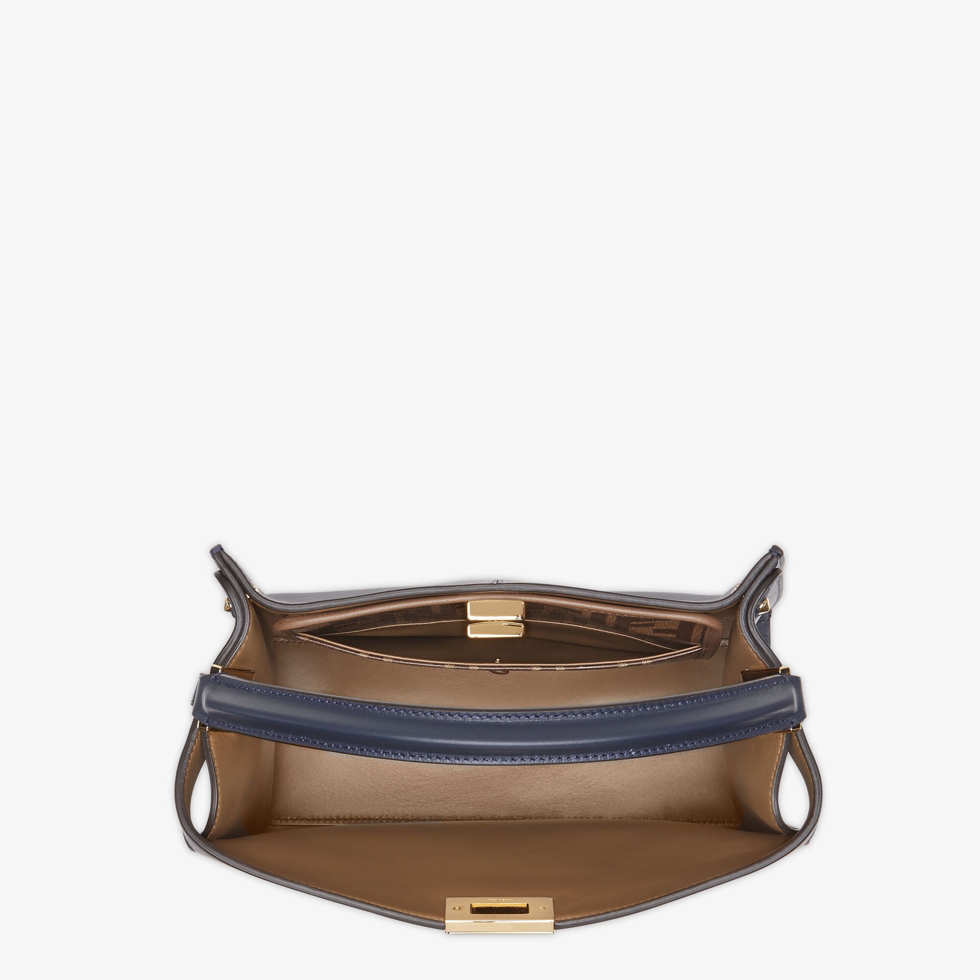 Peekaboo X-Lite Medium Leather Blue | Fendi