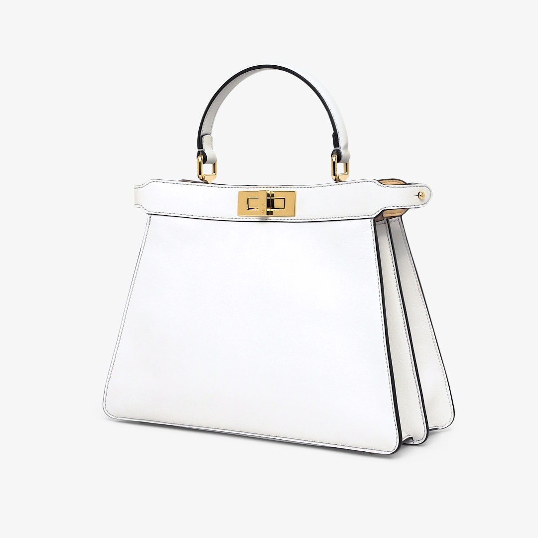 Fendi peekaboo 2024 white