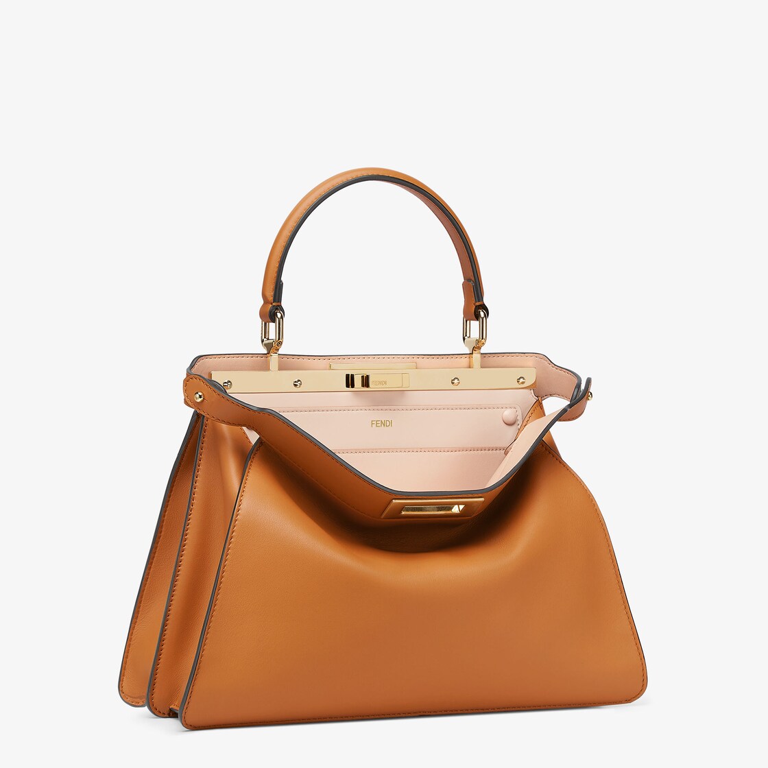 Fendi Peekaboo Brown Bag