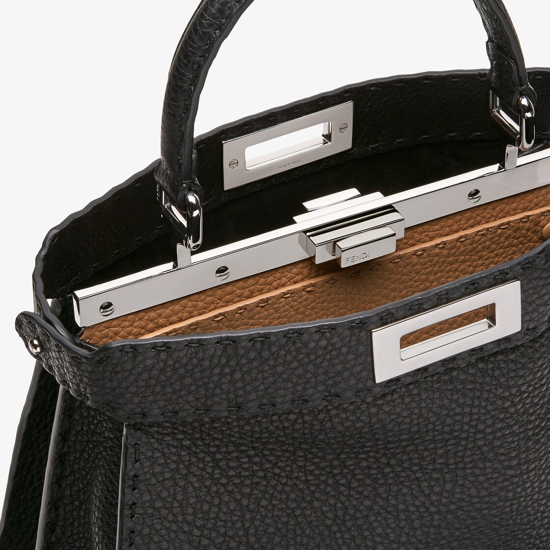 Peekaboo ISeeU Medium Cuoio Romano leather Black - Image 7/7