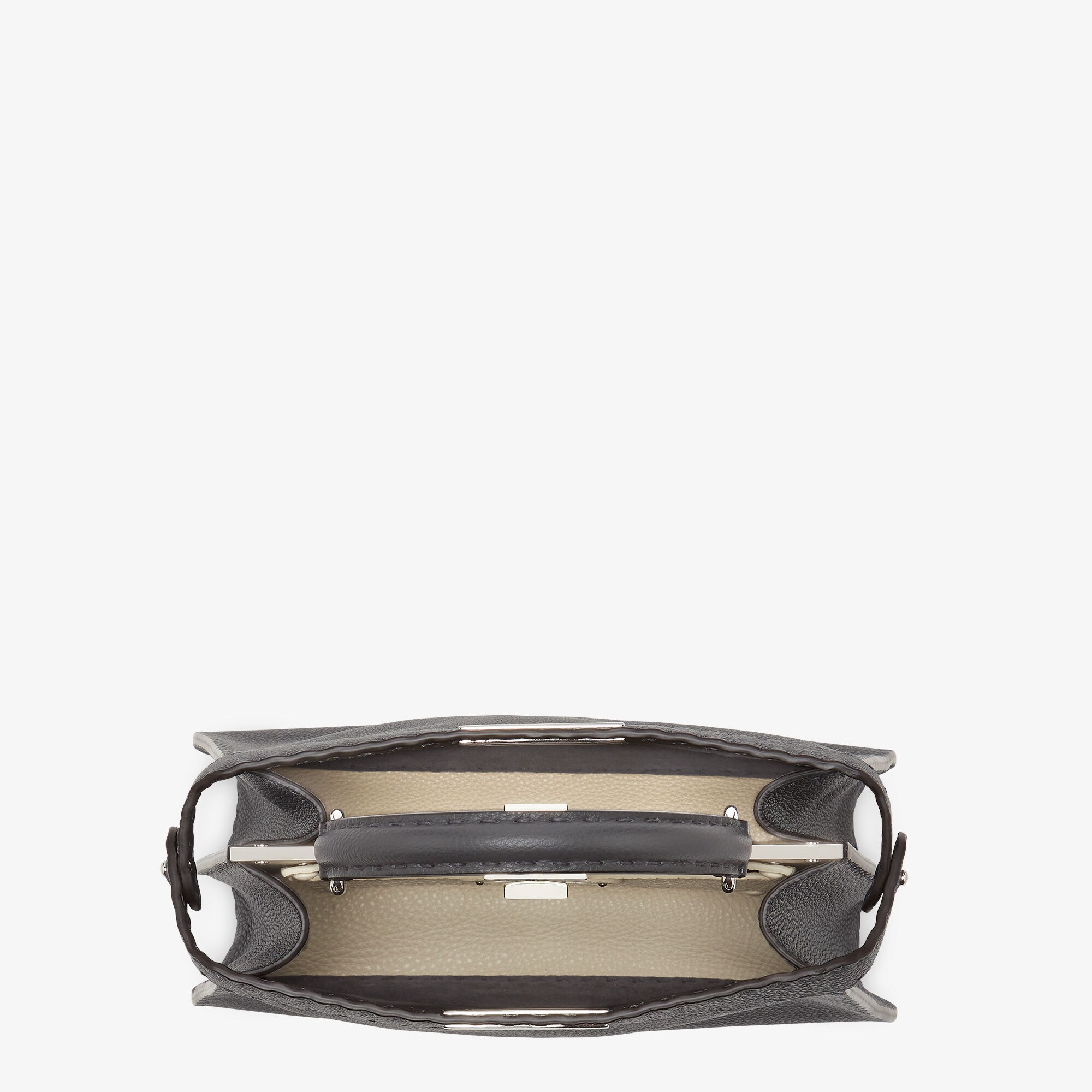 ピーカブー ISeeU ミディアム レザー グレー | Fendi