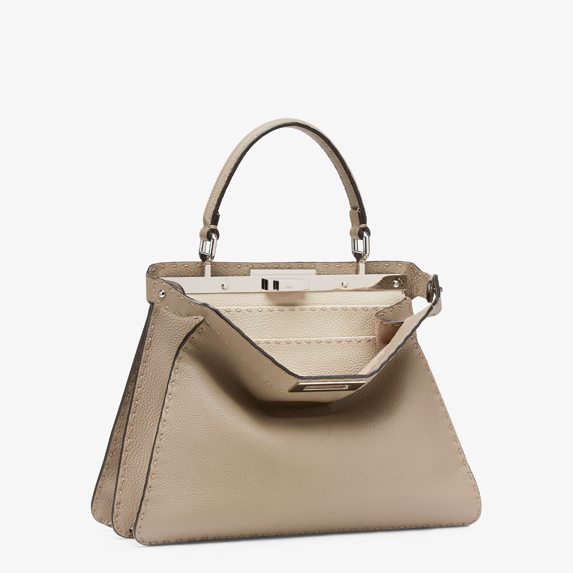 ピーカブー ISeeU ミディアム カーフレザー グレー | Fendi