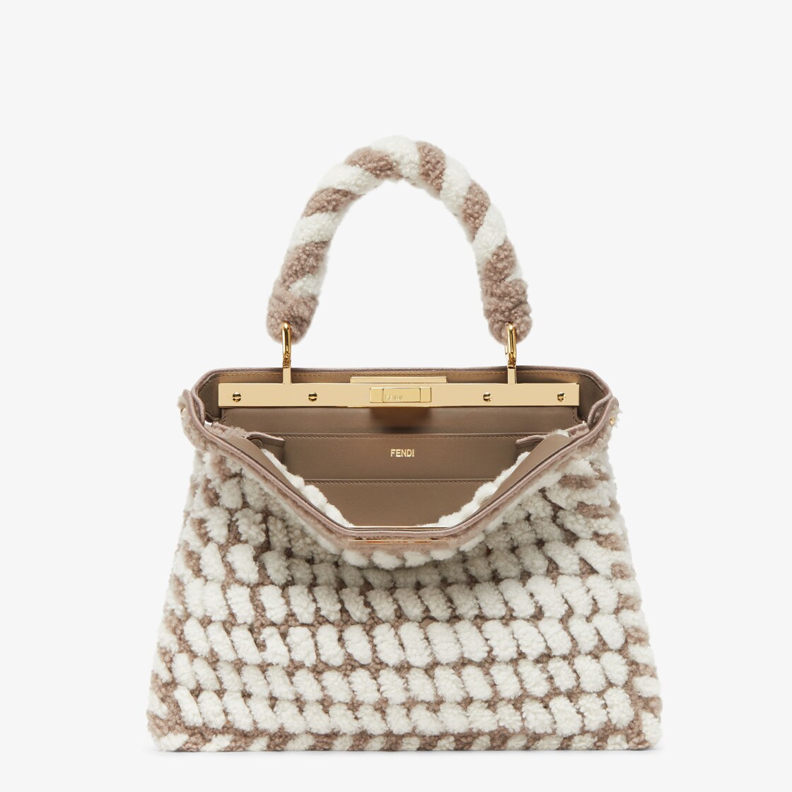 Fendi peekaboo fur online bag