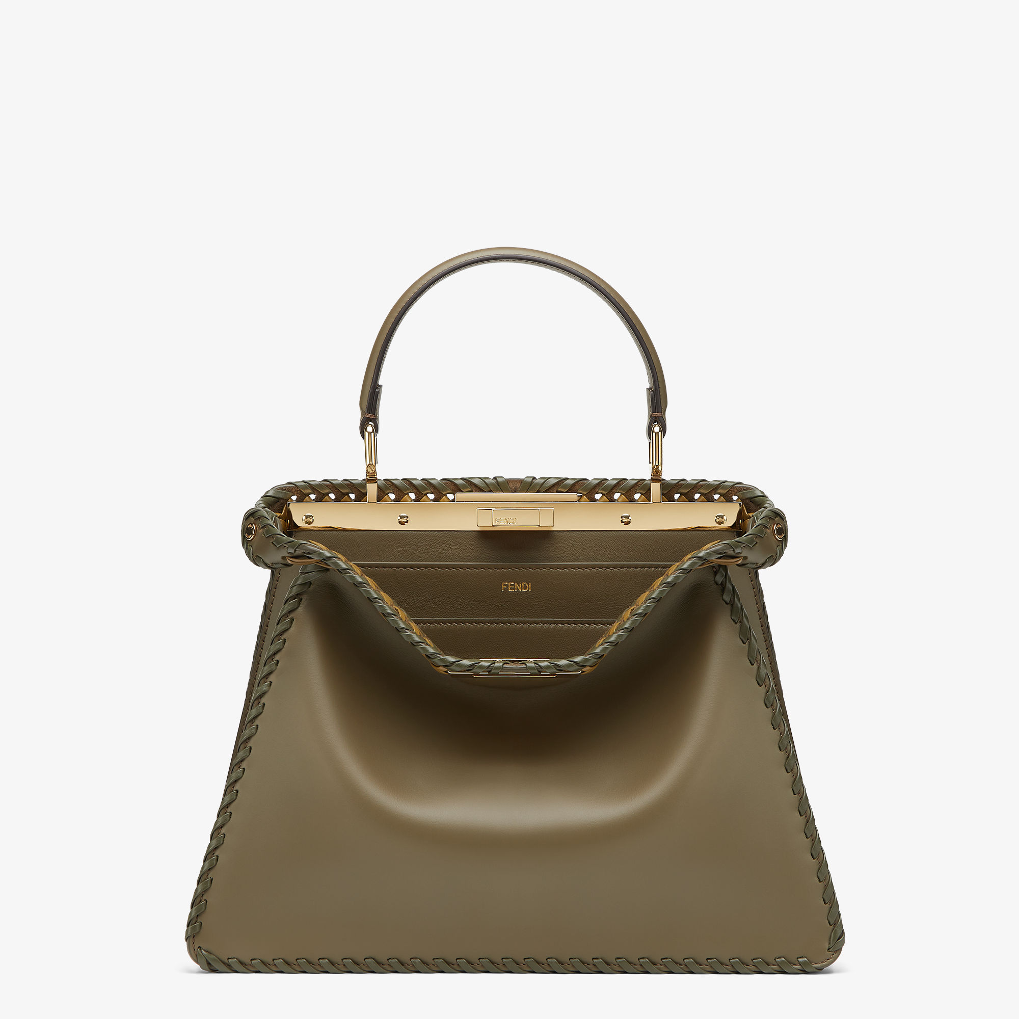 Peekaboo ISeeU Medium Leather Black | Fendi