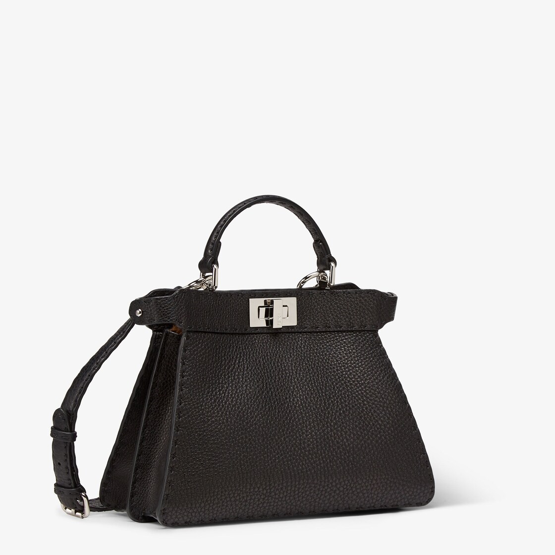 ピーカブー ISeeU スモール カーフレザー ブラック | Fendi