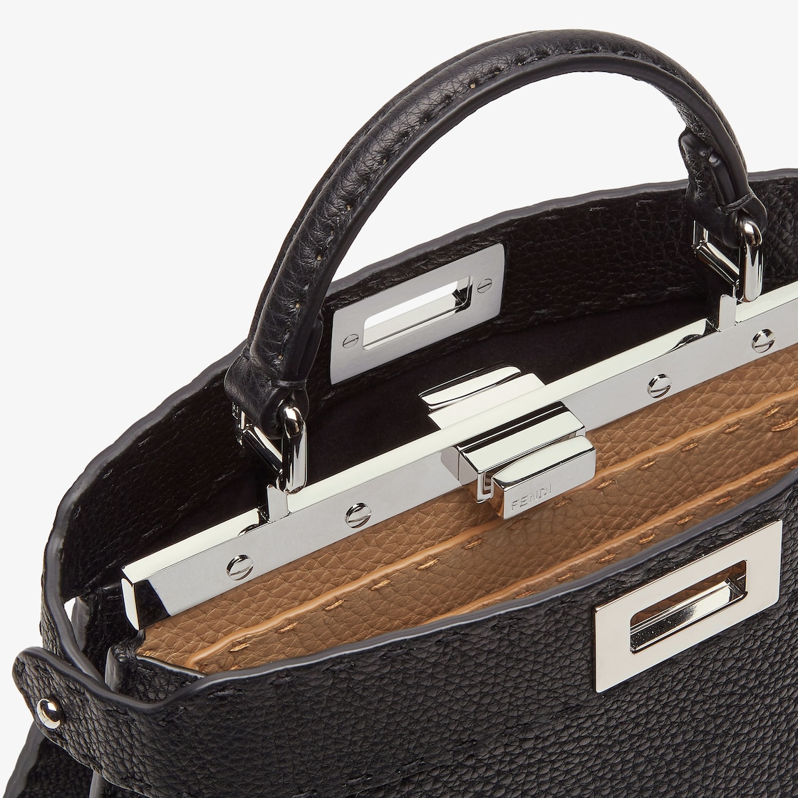 Peekaboo ISeeU Small Cuoio Romano leather Black | Fendi Peekaboo ISeeU Small Cuoio Romano leather Black | Fendi