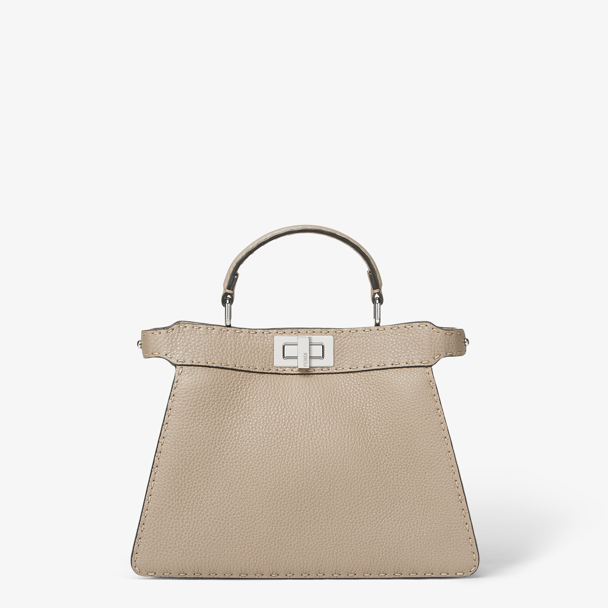 新品未使用FENDIピーカブー アイシーユー スモール グレーセレリア　バッグ ピーカブー ISeeU スモール カーフレザー グレー | Fendi