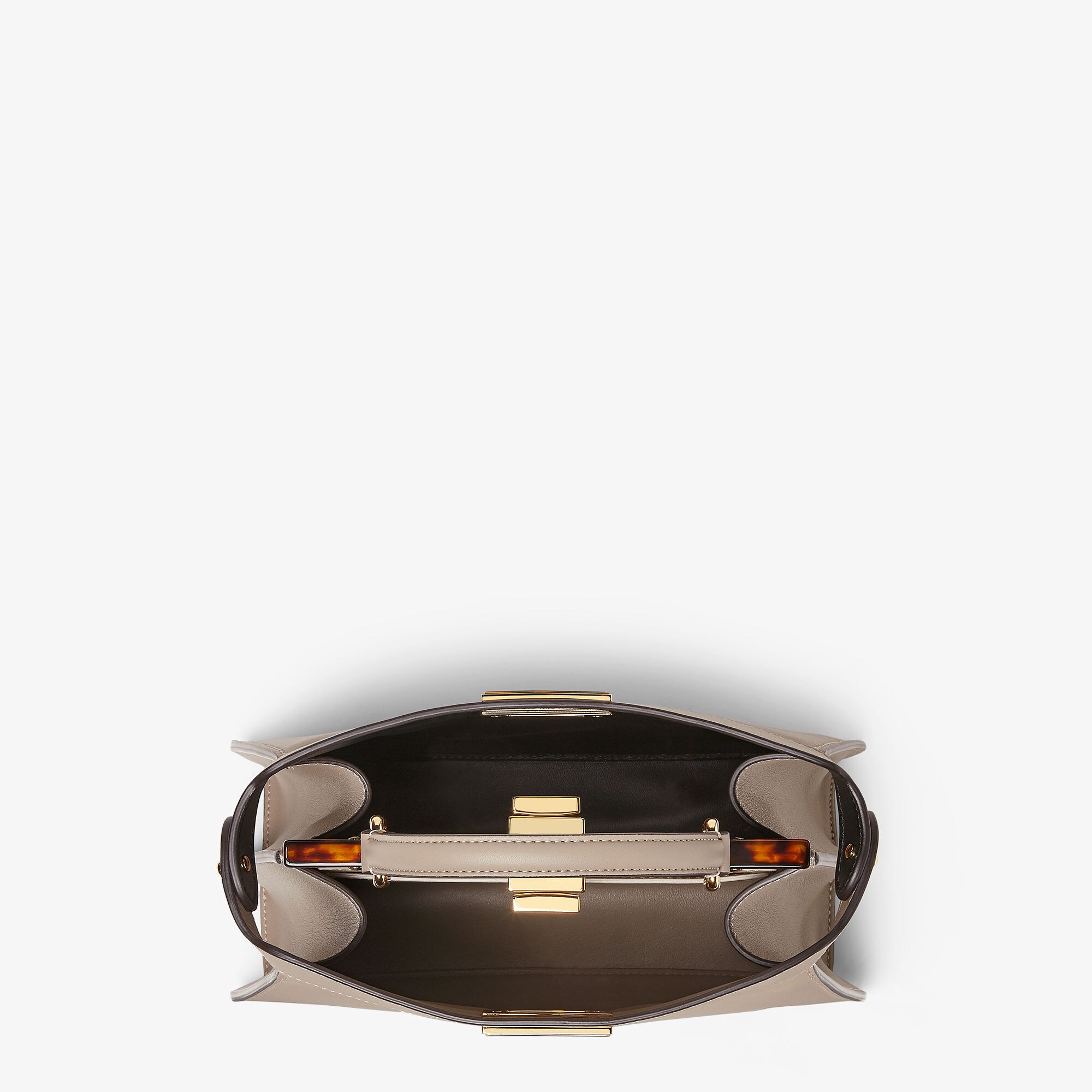Peekaboo ISeeU Small Leather Beige | Fendi