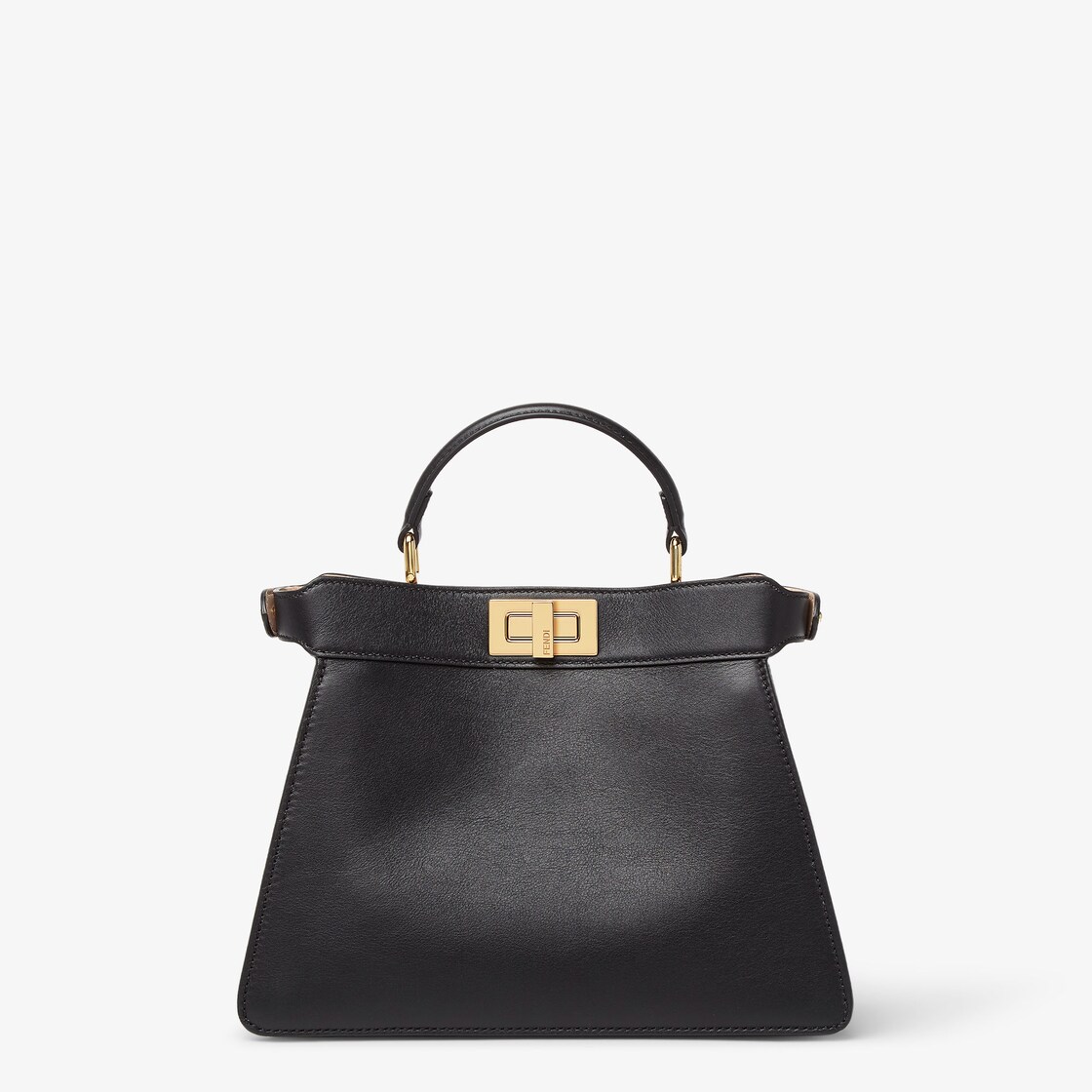 Fendi Small Peekaboo Iseeu Bag In Nappa Laether Black