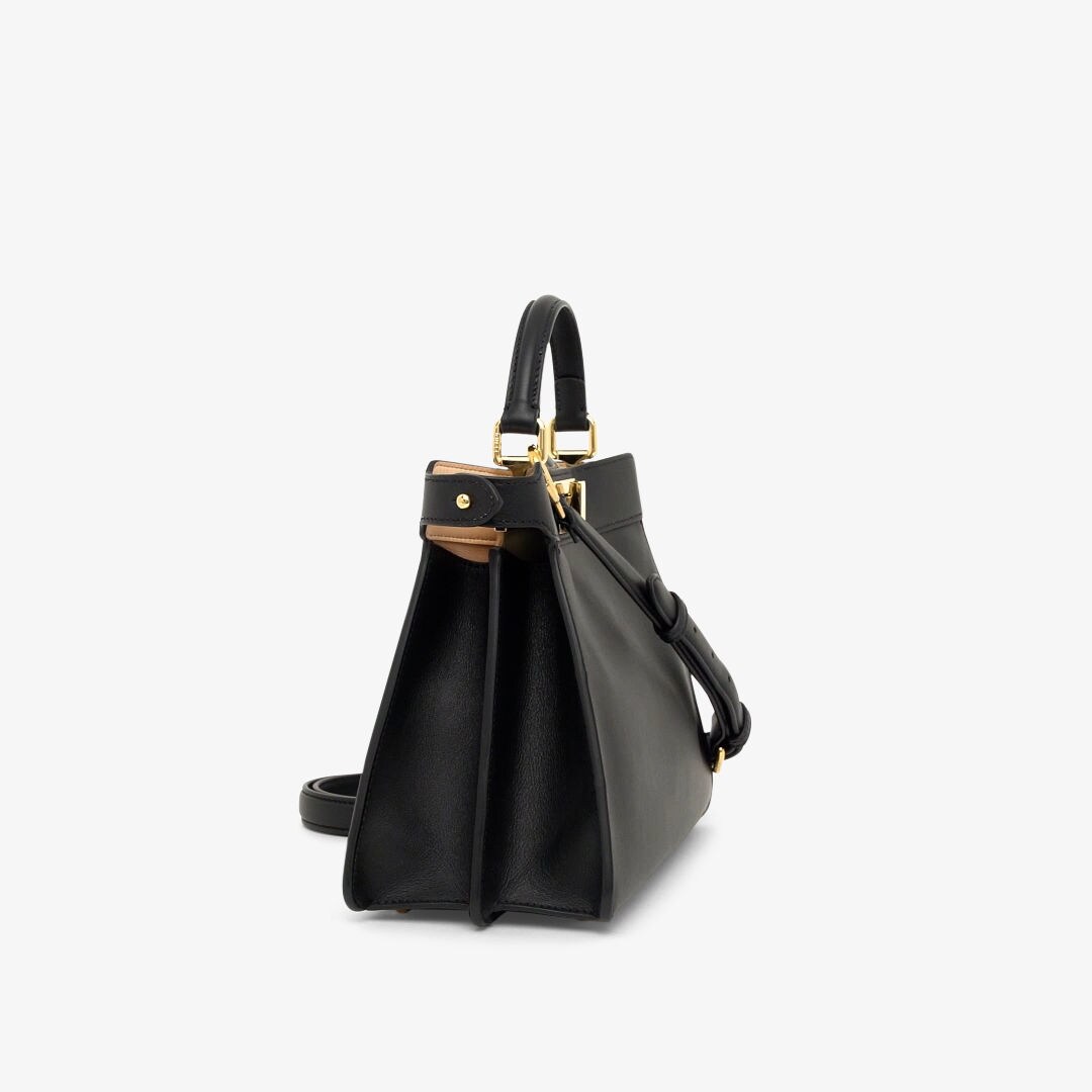 Peekaboo ISeeU Small - Black, calf leather bag | Fendi