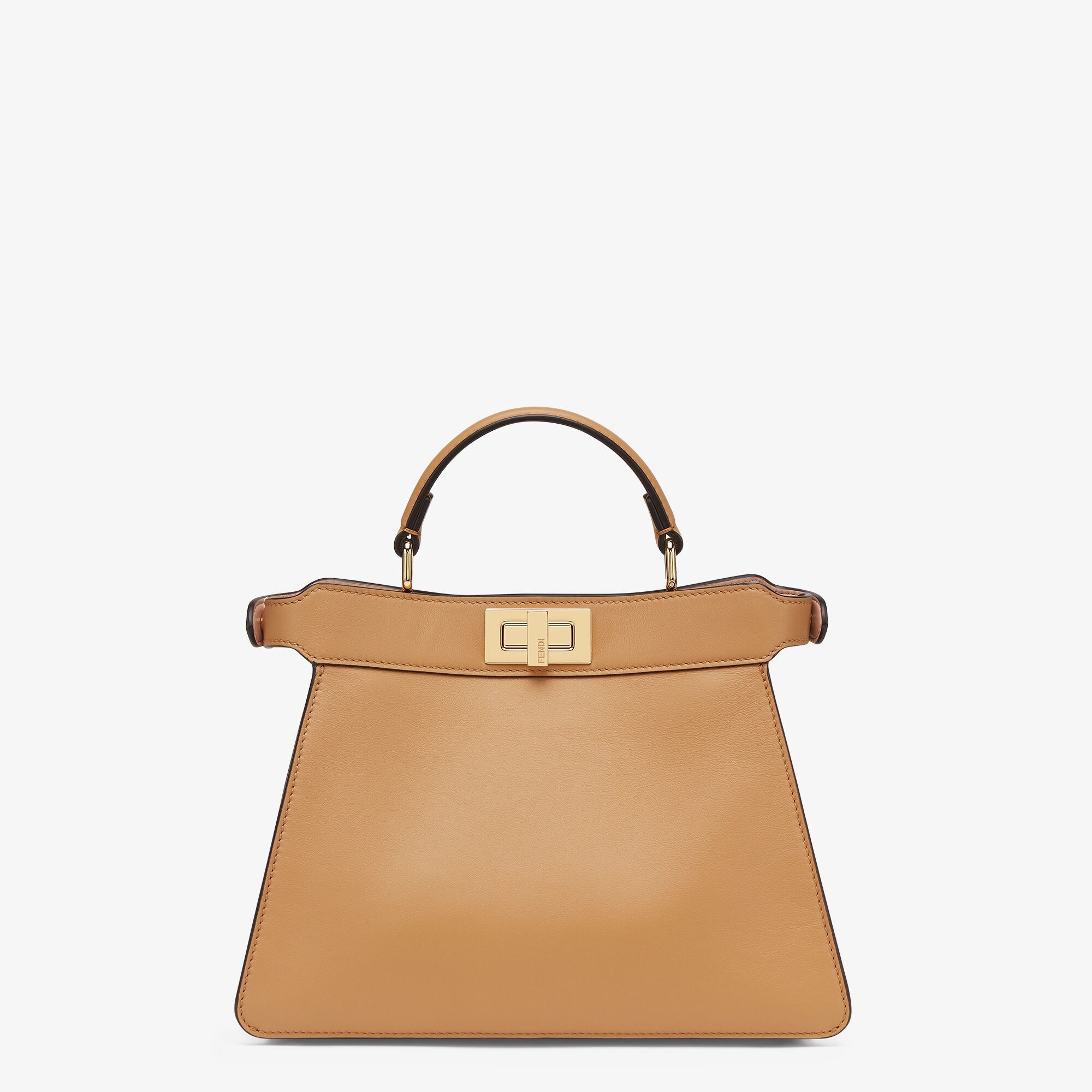 Peekaboo ISeeU Small - Beige leather bag | Fendi