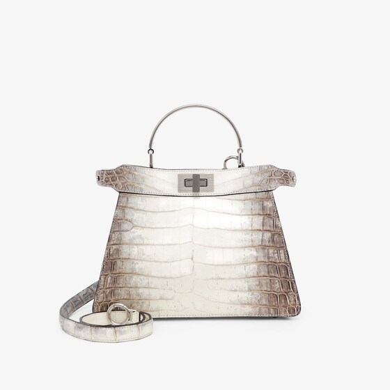Fendi Peekaboo I See U Small In White