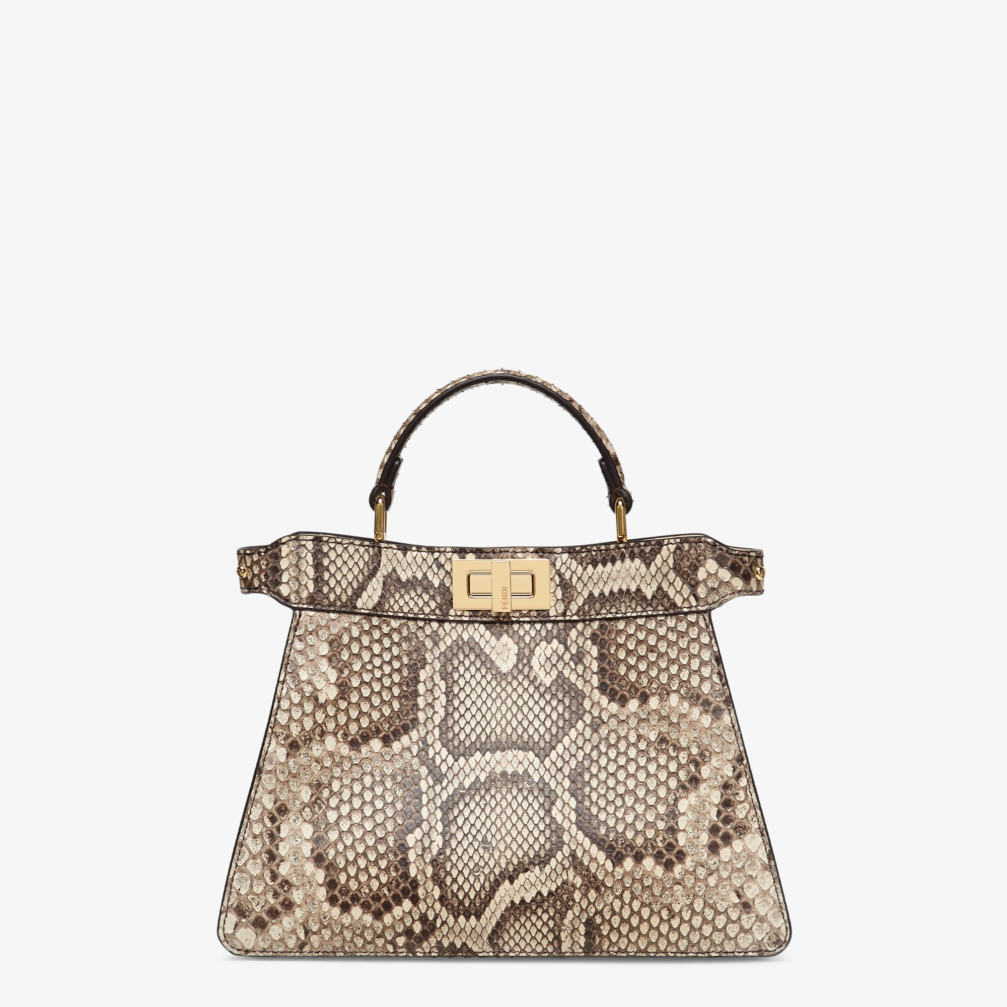 ラス1＊FENDI＊PEEKABOO ISEEU SMALL' HANDBAG 8BN327AT14F0EMR Peekaboo ISeeU Small Leather Black | Fendi