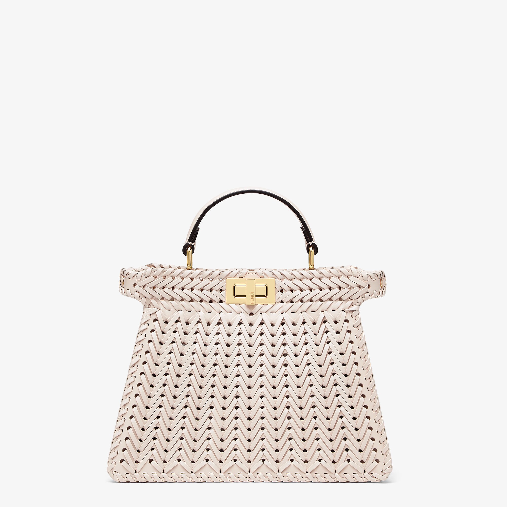 トートバッグ FENDI 'Peekaboo ISeeU Small' handbag (8BN327AV1J F1SY4) Peekaboo Iseeu Mini Leather Black | Fendi