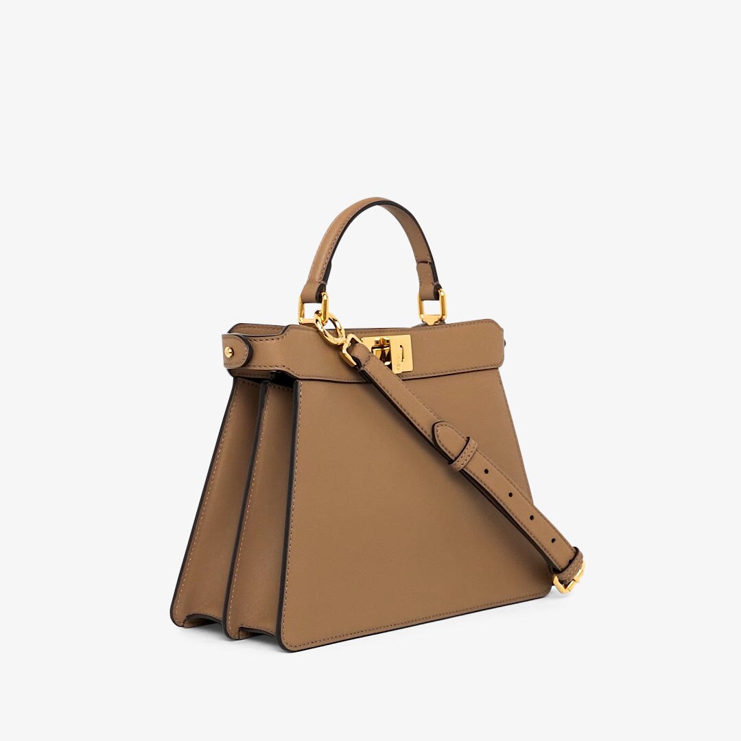 ショルダーバッグ・ポシェット FENDI 'Peekaboo Soft Medium' shoulder bag Peekaboo Soft Medium Leather Black | Fendi