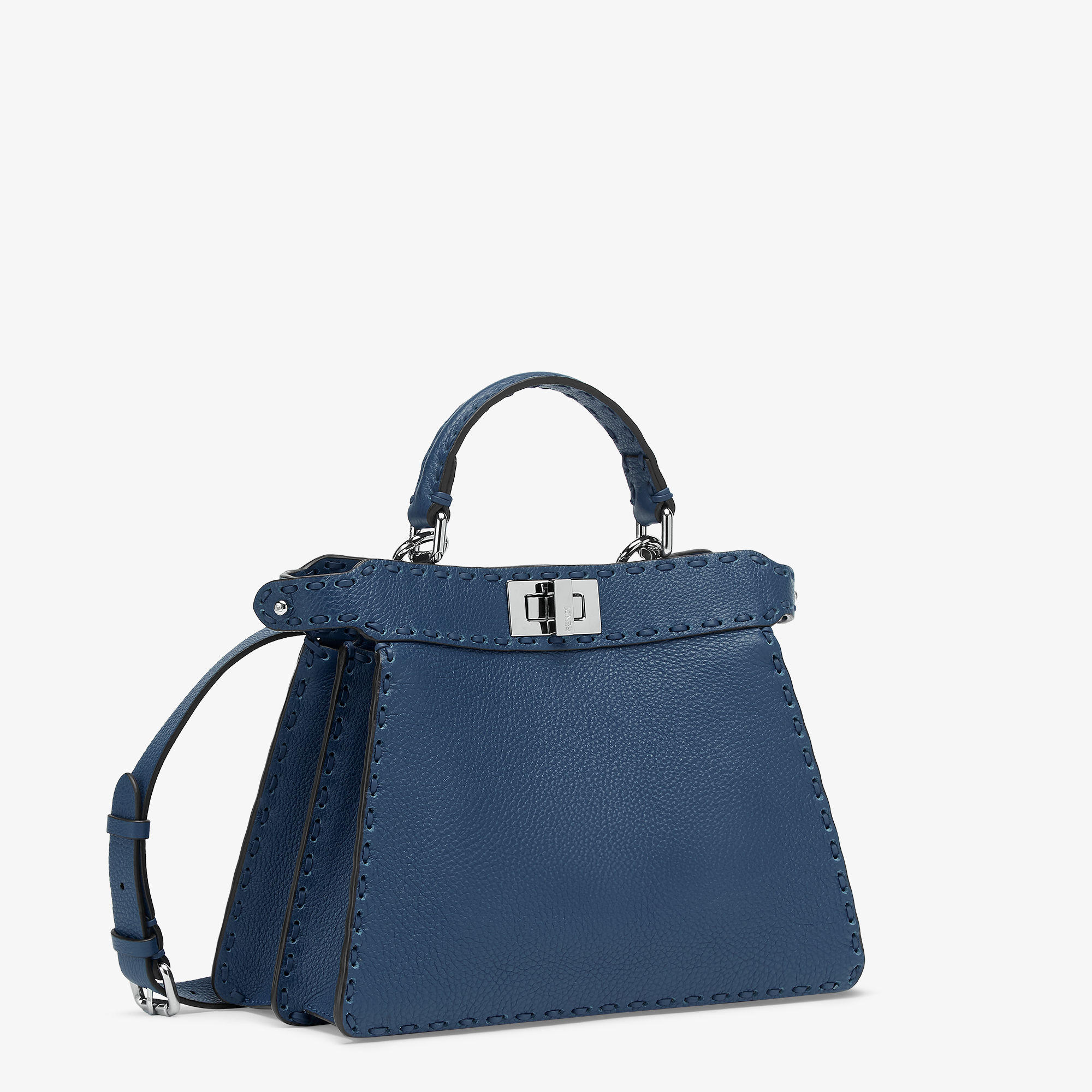 ピーカブー ISeeU スモール カーフレザー ブルー | Fendi ピーカブー ISeeU スモール カーフレザー ブルー | Fendi