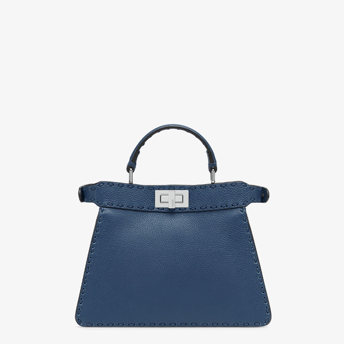 Peekaboo ISeeU Small Cuoio Romano leather Blue - Image 3/5