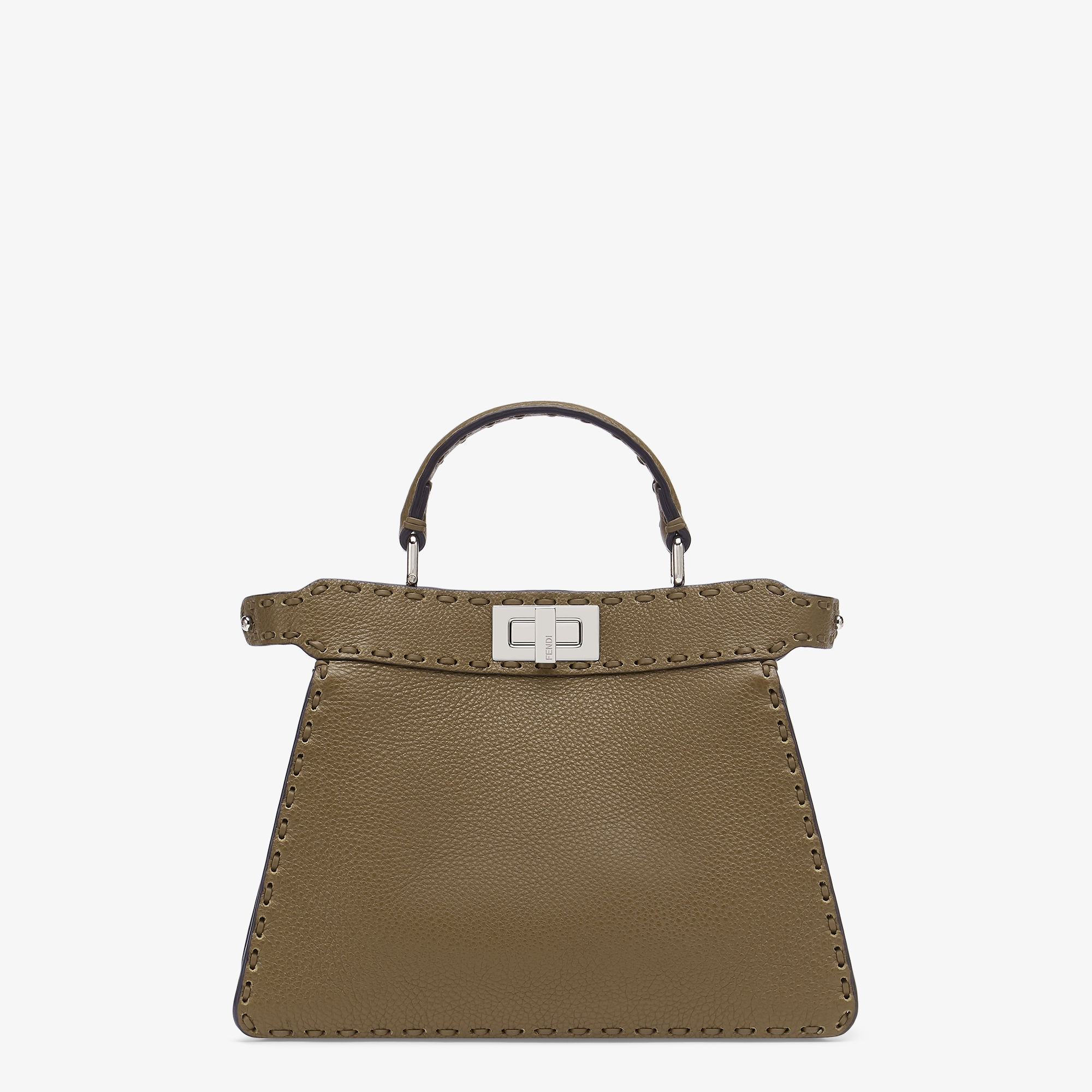 Peekaboo ISeeU Small Cuoio Romano leather Green | Fendi Peekaboo ISeeU Small Cuoio Romano leather Green | Fendi