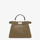 Peekaboo ISeeU Small Cuoio Romano leather Green | Fendi Peekaboo ISeeU Small Cuoio Romano leather Green | Fendi