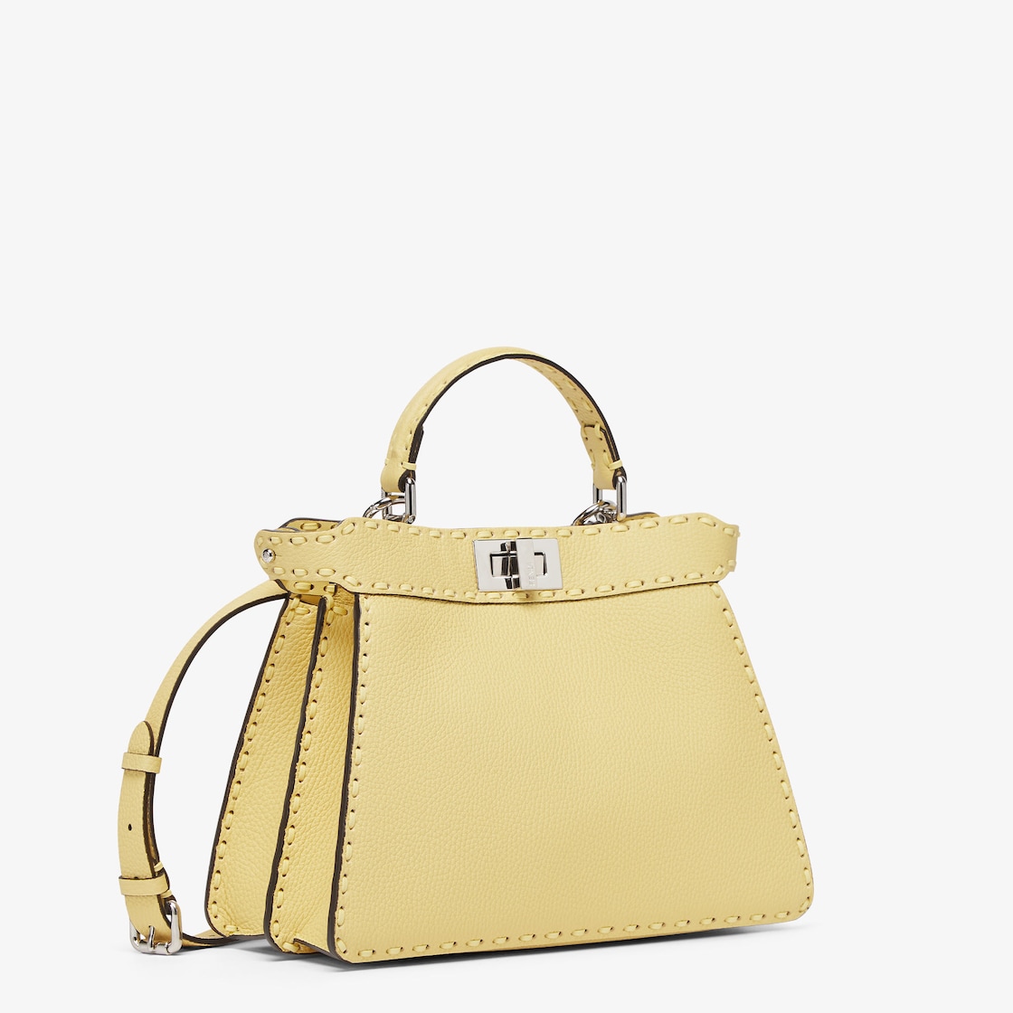 Peekaboo ISeeU Small Cuoio Romano leather Yellow - Image 2/5